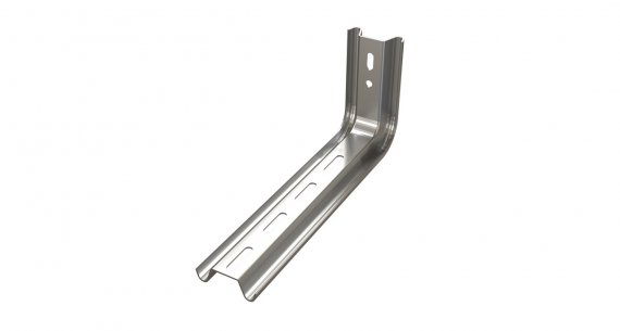 Фотография товара 'Hyperline 530946 TMS-OWC-300-2,0-SZ Консоль из омега-профиля настенная осн. 300-2,0 мм.'