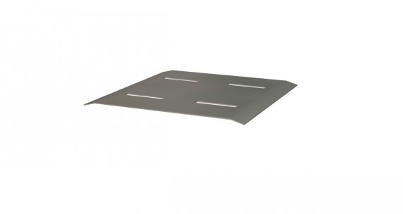 Фотография товара 'Hyperline 519443 RST-LBT-200-150-1,0-SZ Накладка на основание лотка осн. 200 толщ. 1,0 мм'