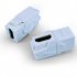 Фотография товара 'Hyperline Вставка формата Keystone Jack с проходным адаптером HDMI (Type A) KJ1-HDMI-AV18-WH'