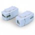 Фотография товара 'Hyperline Вставка формата Keystone Jack с проходным адаптером USB 2.0 KJ1-USB-A-B2-WH'
