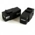Фотография товара 'Hyperline Вставка формата Keystone Jack USB 2.0 (Type A) под винт KJ1-USB-A2-SCRW-BK'