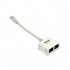 Фотография товара 'Hyperline Разветвитель RJ-45 4Prр.USOC 2 x 2Pr.USOC SPL-YT4-U2-U2'