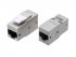 Фотография товара 'Hyperline Проходной адаптер (coupler), RJ-45(8P8C) формата Keystone Jack, категория 6, 4 пары, экранированный, CA2-KJ-C6-SH-BK'