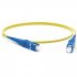 Фотография товара 'Hyperline 243308 FC-S2-9-SC/UR-SC/UR-H-0.5M-LSZH-YL Патч-корд волоконно-оптический (шнур) SM 9/125 (OS2)'
