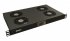 Фотография товара 'Hyperline 506150 TRFA-WB-MICR-4F-RAL9004 Модуль вентиляторный 19", 1U, глубиной 290мм'