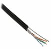 Hyperline Кабель витая пара, экранированная F/UTP, категория 5e FUTP4-C5E-S22-OUT-PE-BK