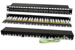 Hyperline Патч-панель 19 1U, 24 порта RJ-45 PP2-19-24-8P8C-C6A-SH-110