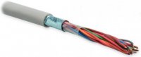 Hyperline Кабель витая пара, экранированная F/UTP, категория 3, 10 пар (24 AWG), одножильный (solid), FUTP10-C3-S24-IN-PVC-GY