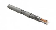 Hyperline Кабель для сетей Industrial Ethernet, категория 6, 4x2x24 AWG, многопроволочные жилы (patch), SF/UTP, PU, ISFUTP4-C6-P24/19-PU-GY