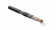 Hyperline Кабель для сетей Industrial Ethernet, категория 5e, 4x2x26 AWG, многопроволочные жилы (patch), S/UTP, PVC, ISUTP4-C5E-P26/30-PVC-BK