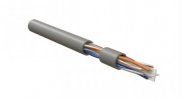 Hyperline Кабель для сетей Industrial Ethernet, категория 6, 4x2x23 AWG, однопроволочные жилы (solid), U/UTP, PVC, IUUTP4-C6-S23/1-FRPVC-GY