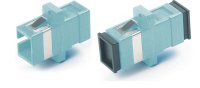 Hyperline Оптический проходной адаптер SC-SC, MM (OM3), simplex, FA-P11Z-SC/SC-N/BK-AQ