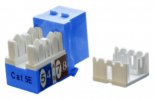 Hyperline Вставка Keystone Jack RJ-45(8P8C), категория 5e, KJ9-8P8C-C5e-90-BL