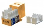 Hyperline Вставка Keystone Jack RJ-45(8P8C), категория 5e, KJ9-8P8C-C5e-90-OR