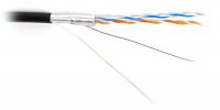 Hyperline Кабель витая пара F/UTP, категория 5 FUTP2-C5-S24-OUT-PE-BK-500