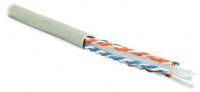 Hyperline Кабель витая пара, неэкранированная U/UTP, категория 6 UUTP4-C6-S23-IN-PVC-GY-305