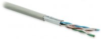 Hyperline Кабель витая пара, экранированная F/UTP, категория 5e FUTP4-C5E-P26-IN-LSZH-GY-100